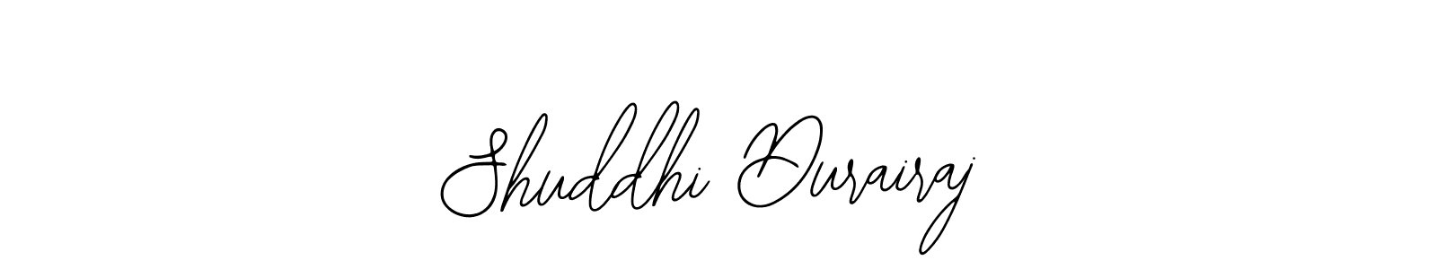 Use a signature maker to create a handwritten signature online. With this signature software, you can design (Bearetta-2O07w) your own signature for name Shuddhi Durairaj. Shuddhi Durairaj signature style 12 images and pictures png
