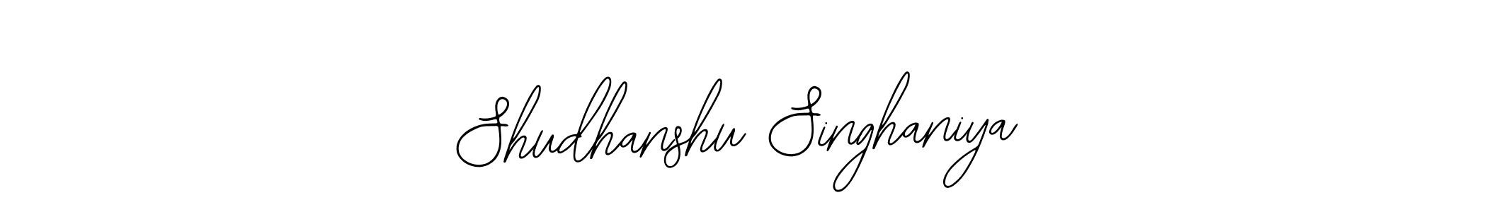 The best way (Bearetta-2O07w) to make a short signature is to pick only two or three words in your name. The name Shudhanshu Singhaniya include a total of six letters. For converting this name. Shudhanshu Singhaniya signature style 12 images and pictures png