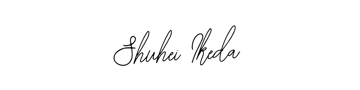 How to make Shuhei Ikeda name signature. Use Bearetta-2O07w style for creating short signs online. This is the latest handwritten sign. Shuhei Ikeda signature style 12 images and pictures png