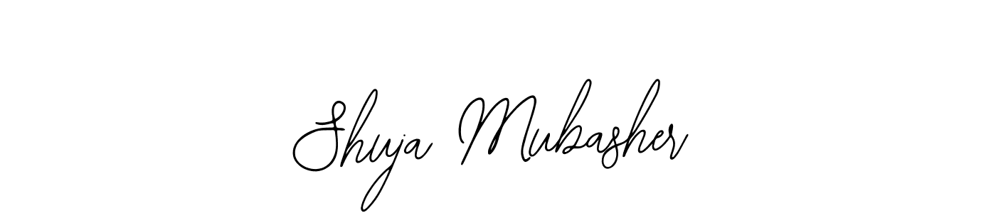 Bearetta-2O07w is a professional signature style that is perfect for those who want to add a touch of class to their signature. It is also a great choice for those who want to make their signature more unique. Get Shuja Mubasher name to fancy signature for free. Shuja Mubasher signature style 12 images and pictures png