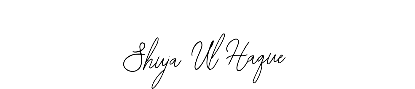 Design your own signature with our free online signature maker. With this signature software, you can create a handwritten (Bearetta-2O07w) signature for name Shuja Ul Haque. Shuja Ul Haque signature style 12 images and pictures png