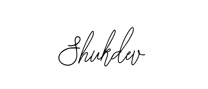 Use a signature maker to create a handwritten signature online. With this signature software, you can design (Bearetta-2O07w) your own signature for name Shukdev. Shukdev signature style 12 images and pictures png