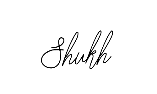 How to make Shukh name signature. Use Bearetta-2O07w style for creating short signs online. This is the latest handwritten sign. Shukh signature style 12 images and pictures png