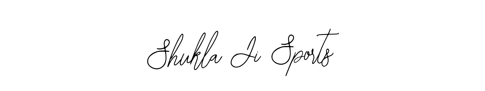 How to make Shukla Ji Sports name signature. Use Bearetta-2O07w style for creating short signs online. This is the latest handwritten sign. Shukla Ji Sports signature style 12 images and pictures png