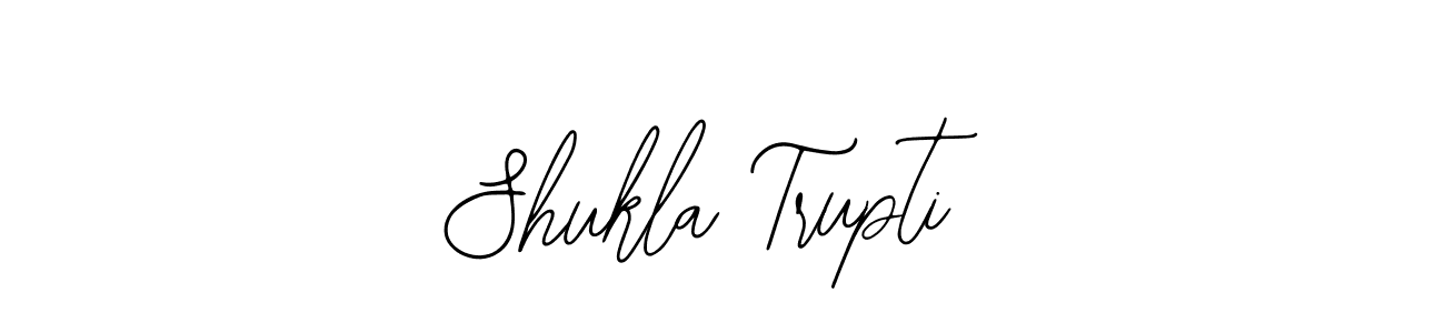 Design your own signature with our free online signature maker. With this signature software, you can create a handwritten (Bearetta-2O07w) signature for name Shukla Trupti. Shukla Trupti signature style 12 images and pictures png
