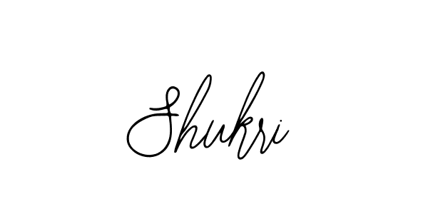 Use a signature maker to create a handwritten signature online. With this signature software, you can design (Bearetta-2O07w) your own signature for name Shukri. Shukri signature style 12 images and pictures png