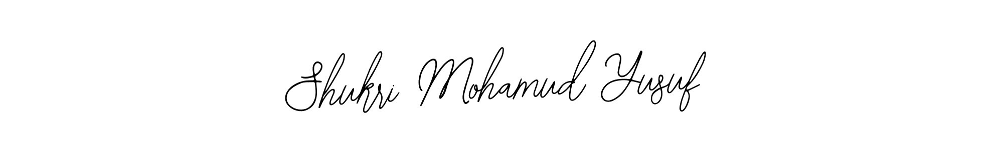 How to Draw Shukri Mohamud Yusuf signature style? Bearetta-2O07w is a latest design signature styles for name Shukri Mohamud Yusuf. Shukri Mohamud Yusuf signature style 12 images and pictures png
