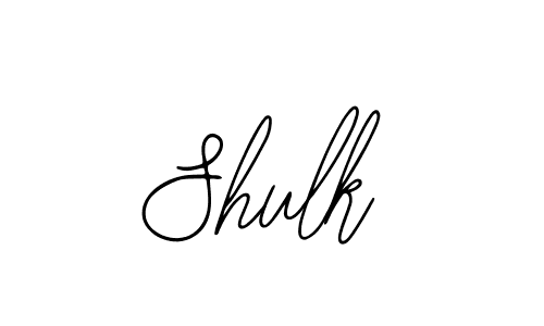 Design your own signature with our free online signature maker. With this signature software, you can create a handwritten (Bearetta-2O07w) signature for name Shulk. Shulk signature style 12 images and pictures png