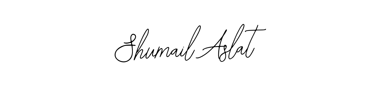 Also You can easily find your signature by using the search form. We will create Shumail Aslat name handwritten signature images for you free of cost using Bearetta-2O07w sign style. Shumail Aslat signature style 12 images and pictures png
