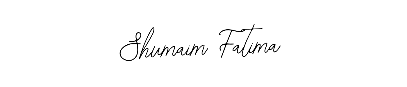Bearetta-2O07w is a professional signature style that is perfect for those who want to add a touch of class to their signature. It is also a great choice for those who want to make their signature more unique. Get Shumaim Fatima name to fancy signature for free. Shumaim Fatima signature style 12 images and pictures png
