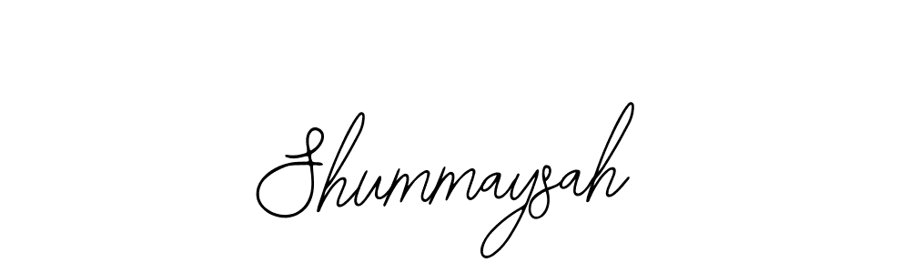 if you are searching for the best signature style for your name Shummaysah. so please give up your signature search. here we have designed multiple signature styles  using Bearetta-2O07w. Shummaysah signature style 12 images and pictures png