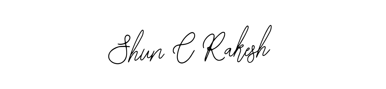 Shun C Rakesh stylish signature style. Best Handwritten Sign (Bearetta-2O07w) for my name. Handwritten Signature Collection Ideas for my name Shun C Rakesh. Shun C Rakesh signature style 12 images and pictures png