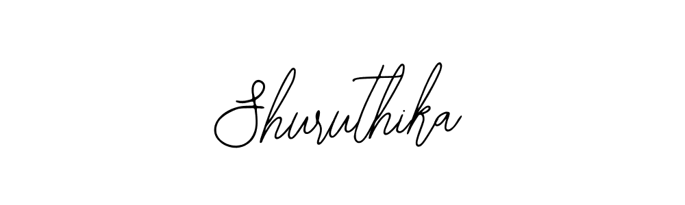 Also we have Shuruthika name is the best signature style. Create professional handwritten signature collection using Bearetta-2O07w autograph style. Shuruthika signature style 12 images and pictures png