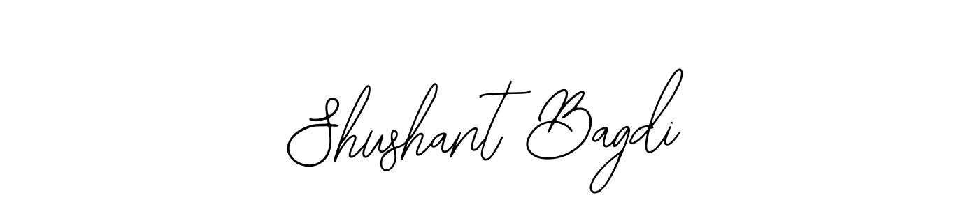Create a beautiful signature design for name Shushant Bagdi. With this signature (Bearetta-2O07w) fonts, you can make a handwritten signature for free. Shushant Bagdi signature style 12 images and pictures png