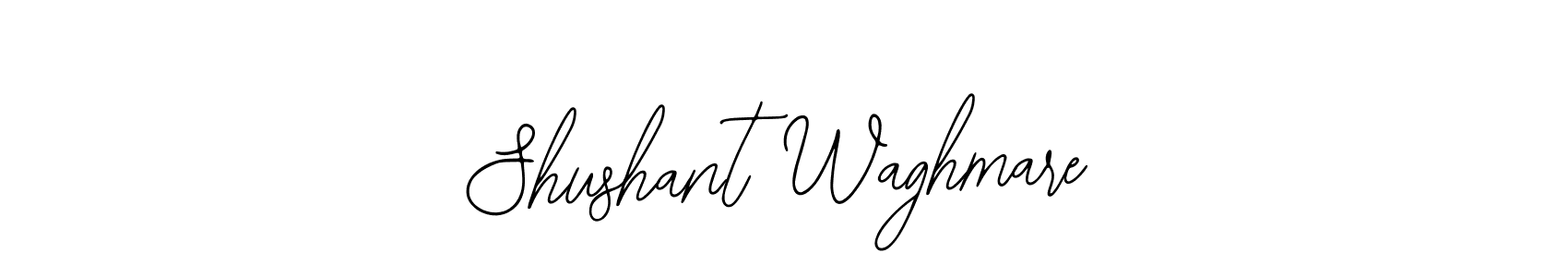 The best way (Bearetta-2O07w) to make a short signature is to pick only two or three words in your name. The name Shushant Waghmare include a total of six letters. For converting this name. Shushant Waghmare signature style 12 images and pictures png