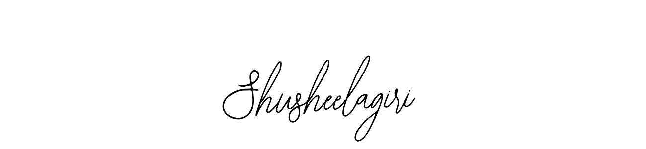 Use a signature maker to create a handwritten signature online. With this signature software, you can design (Bearetta-2O07w) your own signature for name Shusheelagiri. Shusheelagiri signature style 12 images and pictures png