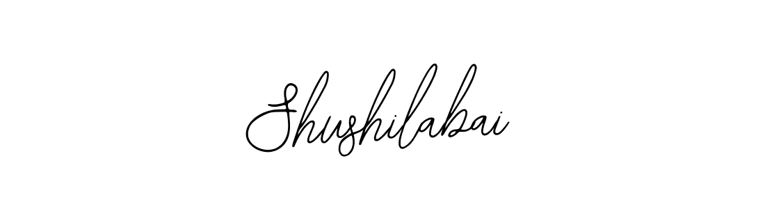 You should practise on your own different ways (Bearetta-2O07w) to write your name (Shushilabai) in signature. don't let someone else do it for you. Shushilabai signature style 12 images and pictures png
