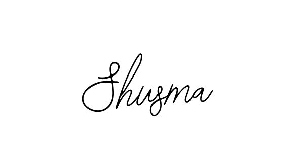 You should practise on your own different ways (Bearetta-2O07w) to write your name (Shusma) in signature. don't let someone else do it for you. Shusma signature style 12 images and pictures png