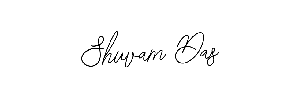 You should practise on your own different ways (Bearetta-2O07w) to write your name (Shuvam Das) in signature. don't let someone else do it for you. Shuvam Das signature style 12 images and pictures png