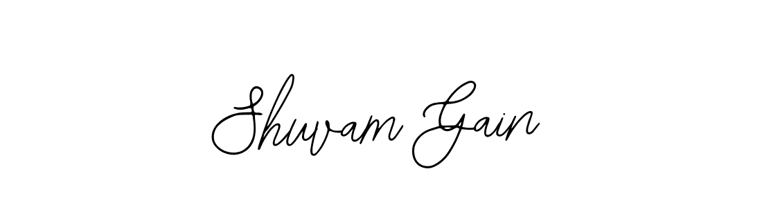 if you are searching for the best signature style for your name Shuvam Gain. so please give up your signature search. here we have designed multiple signature styles  using Bearetta-2O07w. Shuvam Gain signature style 12 images and pictures png