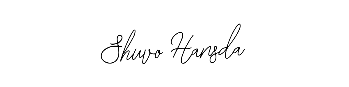 Make a beautiful signature design for name Shuvo Hansda. With this signature (Bearetta-2O07w) style, you can create a handwritten signature for free. Shuvo Hansda signature style 12 images and pictures png