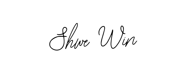 Make a beautiful signature design for name Shwe Win. With this signature (Bearetta-2O07w) style, you can create a handwritten signature for free. Shwe Win signature style 12 images and pictures png