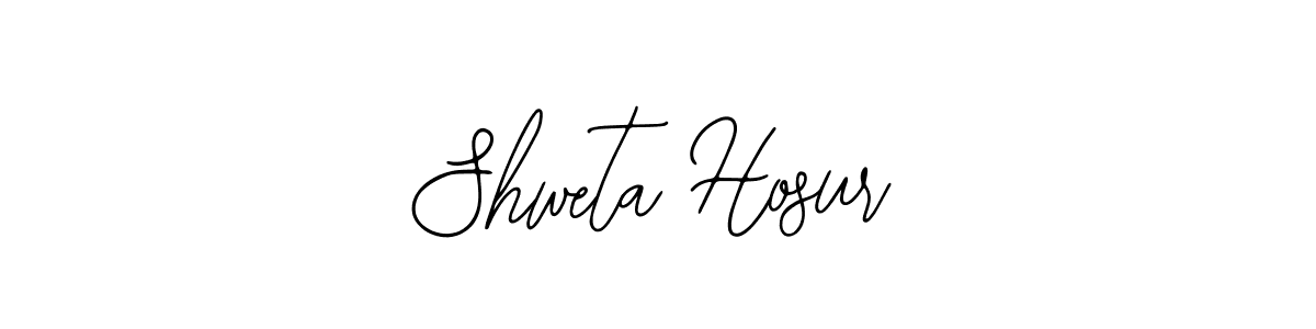 Shweta Hosur stylish signature style. Best Handwritten Sign (Bearetta-2O07w) for my name. Handwritten Signature Collection Ideas for my name Shweta Hosur. Shweta Hosur signature style 12 images and pictures png