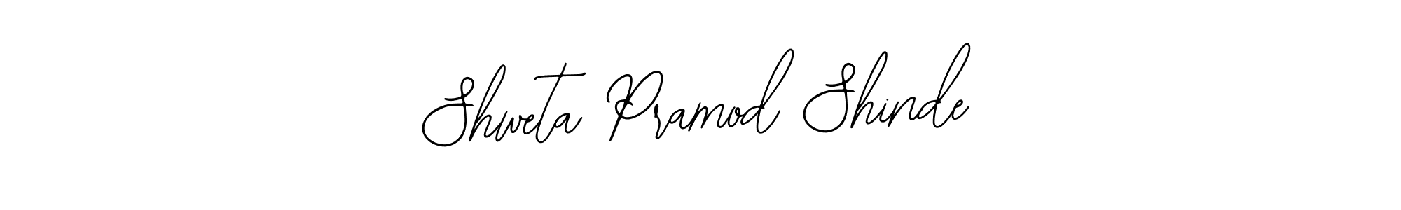 if you are searching for the best signature style for your name Shweta Pramod Shinde. so please give up your signature search. here we have designed multiple signature styles  using Bearetta-2O07w. Shweta Pramod Shinde signature style 12 images and pictures png