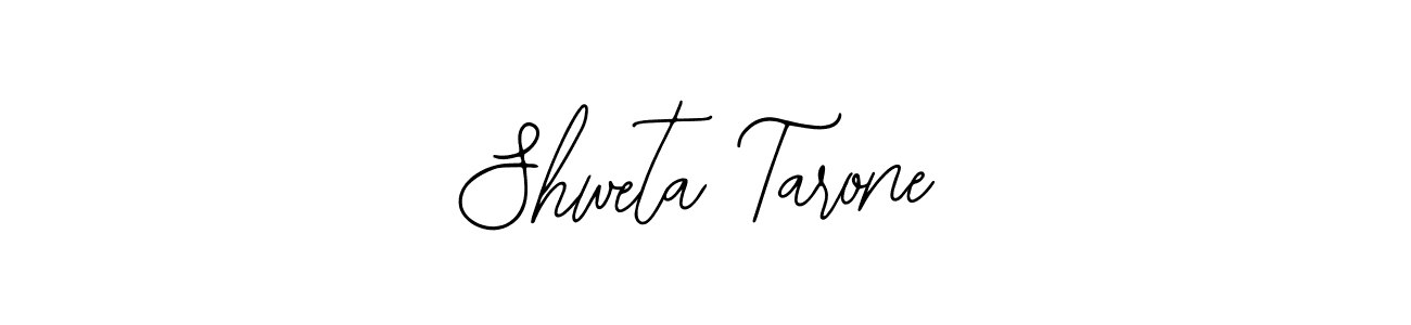 How to make Shweta Tarone name signature. Use Bearetta-2O07w style for creating short signs online. This is the latest handwritten sign. Shweta Tarone signature style 12 images and pictures png