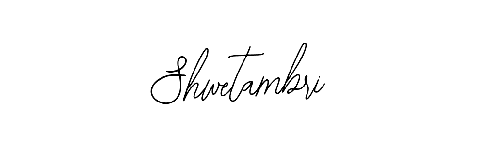 You should practise on your own different ways (Bearetta-2O07w) to write your name (Shwetambri) in signature. don't let someone else do it for you. Shwetambri signature style 12 images and pictures png