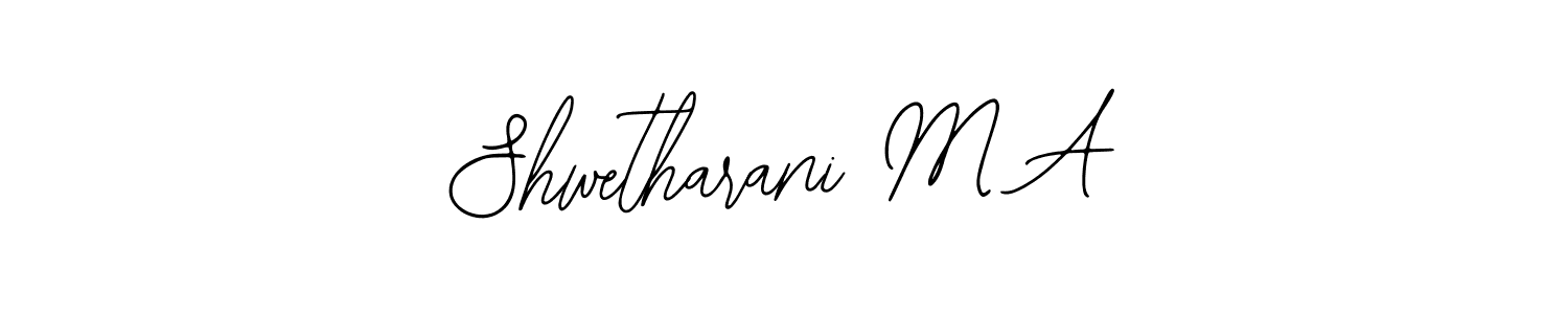 Design your own signature with our free online signature maker. With this signature software, you can create a handwritten (Bearetta-2O07w) signature for name Shwetharani M A. Shwetharani M A signature style 12 images and pictures png