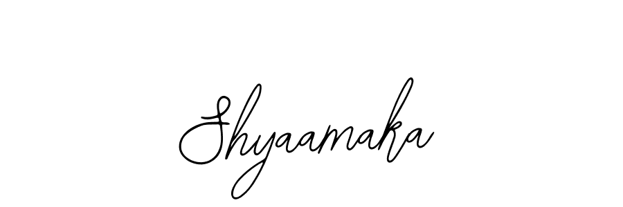 Make a beautiful signature design for name Shyaamaka. Use this online signature maker to create a handwritten signature for free. Shyaamaka signature style 12 images and pictures png