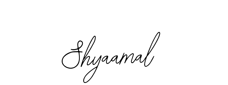 Bearetta-2O07w is a professional signature style that is perfect for those who want to add a touch of class to their signature. It is also a great choice for those who want to make their signature more unique. Get Shyaamal name to fancy signature for free. Shyaamal signature style 12 images and pictures png