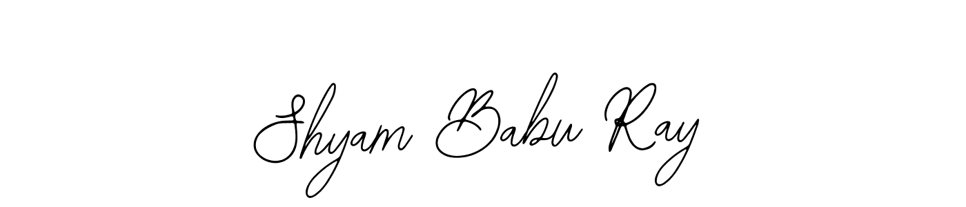 if you are searching for the best signature style for your name Shyam Babu Ray. so please give up your signature search. here we have designed multiple signature styles  using Bearetta-2O07w. Shyam Babu Ray signature style 12 images and pictures png
