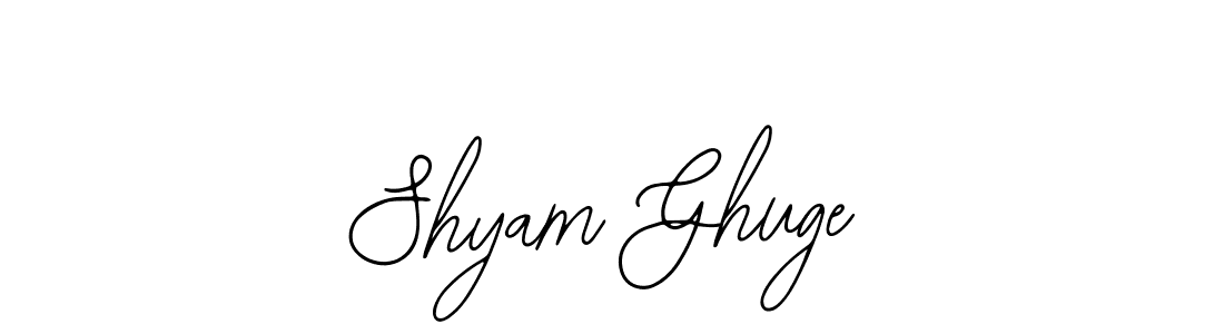 Create a beautiful signature design for name Shyam Ghuge. With this signature (Bearetta-2O07w) fonts, you can make a handwritten signature for free. Shyam Ghuge signature style 12 images and pictures png