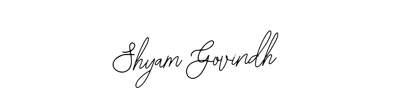 Shyam Govindh stylish signature style. Best Handwritten Sign (Bearetta-2O07w) for my name. Handwritten Signature Collection Ideas for my name Shyam Govindh. Shyam Govindh signature style 12 images and pictures png