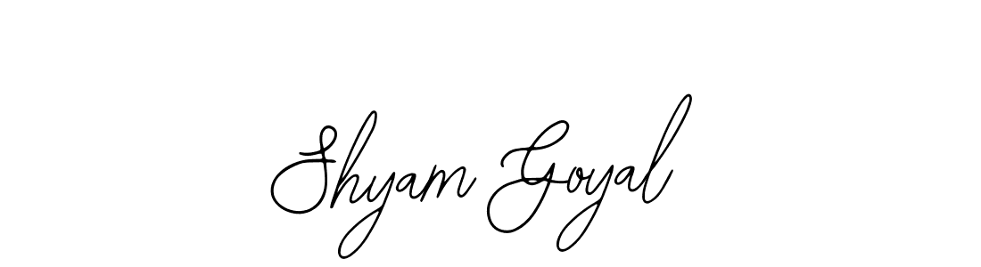 Make a beautiful signature design for name Shyam Goyal. Use this online signature maker to create a handwritten signature for free. Shyam Goyal signature style 12 images and pictures png