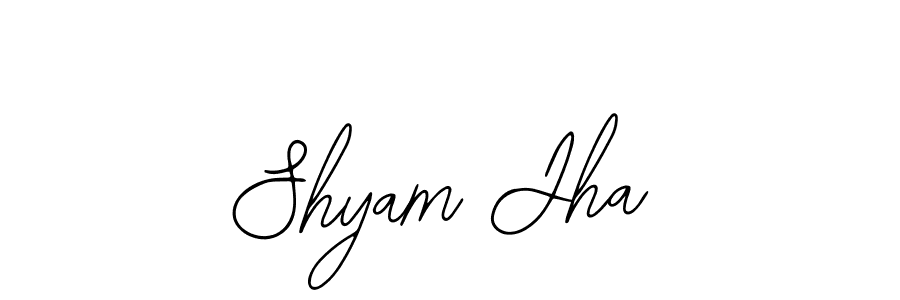 if you are searching for the best signature style for your name Shyam Jha. so please give up your signature search. here we have designed multiple signature styles  using Bearetta-2O07w. Shyam Jha signature style 12 images and pictures png