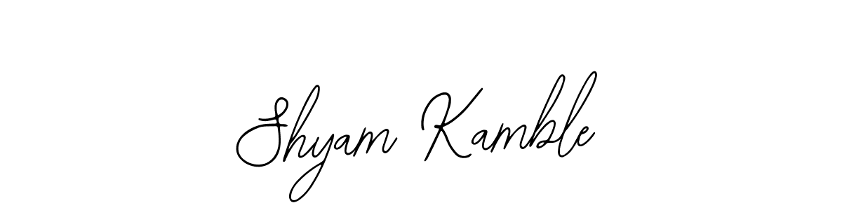 if you are searching for the best signature style for your name Shyam Kamble. so please give up your signature search. here we have designed multiple signature styles  using Bearetta-2O07w. Shyam Kamble signature style 12 images and pictures png