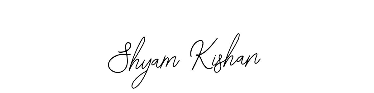 Similarly Bearetta-2O07w is the best handwritten signature design. Signature creator online .You can use it as an online autograph creator for name Shyam Kishan. Shyam Kishan signature style 12 images and pictures png