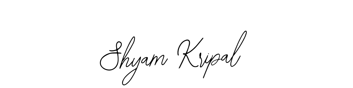 Create a beautiful signature design for name Shyam Kripal. With this signature (Bearetta-2O07w) fonts, you can make a handwritten signature for free. Shyam Kripal signature style 12 images and pictures png