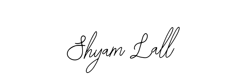 This is the best signature style for the Shyam Lall name. Also you like these signature font (Bearetta-2O07w). Mix name signature. Shyam Lall signature style 12 images and pictures png