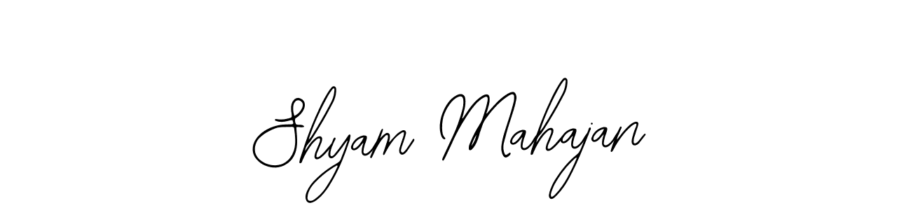 Shyam Mahajan stylish signature style. Best Handwritten Sign (Bearetta-2O07w) for my name. Handwritten Signature Collection Ideas for my name Shyam Mahajan. Shyam Mahajan signature style 12 images and pictures png