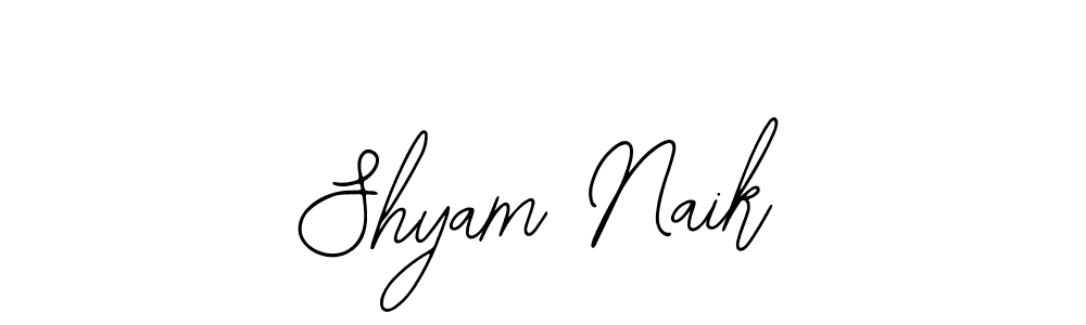 Design your own signature with our free online signature maker. With this signature software, you can create a handwritten (Bearetta-2O07w) signature for name Shyam Naik. Shyam Naik signature style 12 images and pictures png