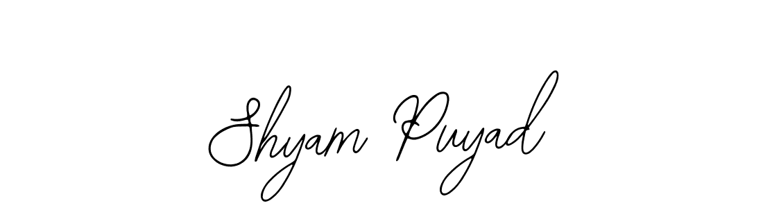 How to Draw Shyam Puyad signature style? Bearetta-2O07w is a latest design signature styles for name Shyam Puyad. Shyam Puyad signature style 12 images and pictures png