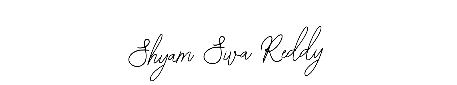 How to make Shyam Siva Reddy signature? Bearetta-2O07w is a professional autograph style. Create handwritten signature for Shyam Siva Reddy name. Shyam Siva Reddy signature style 12 images and pictures png