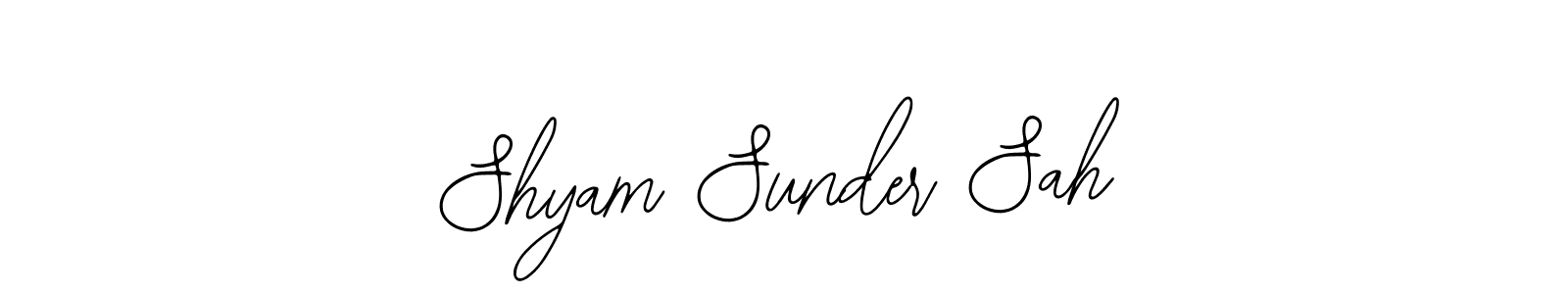It looks lik you need a new signature style for name Shyam Sunder Sah. Design unique handwritten (Bearetta-2O07w) signature with our free signature maker in just a few clicks. Shyam Sunder Sah signature style 12 images and pictures png