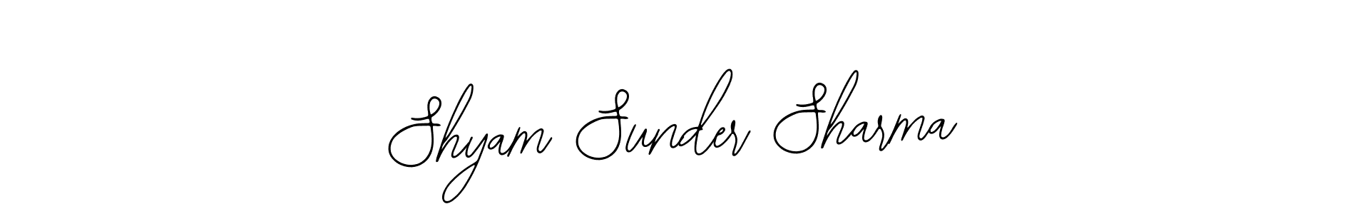 Also You can easily find your signature by using the search form. We will create Shyam Sunder Sharma name handwritten signature images for you free of cost using Bearetta-2O07w sign style. Shyam Sunder Sharma signature style 12 images and pictures png