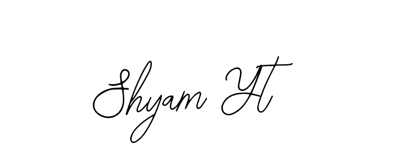 How to Draw Shyam Yt signature style? Bearetta-2O07w is a latest design signature styles for name Shyam Yt. Shyam Yt signature style 12 images and pictures png