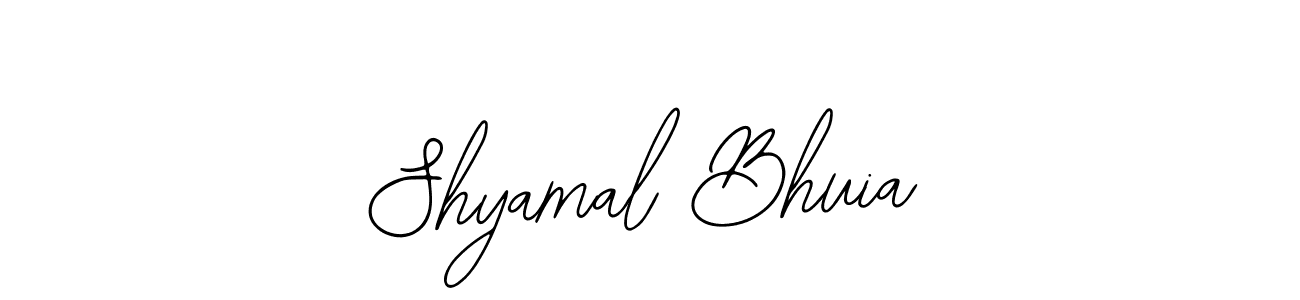 You can use this online signature creator to create a handwritten signature for the name Shyamal Bhuia. This is the best online autograph maker. Shyamal Bhuia signature style 12 images and pictures png